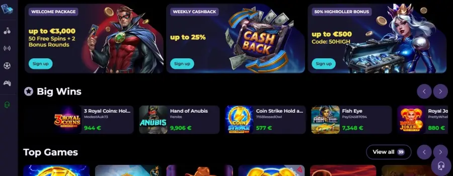 Highflybet bonus
