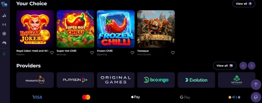 Highflybet mobile